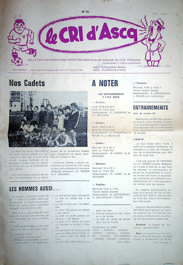 N 55   avril 1976 Couv
