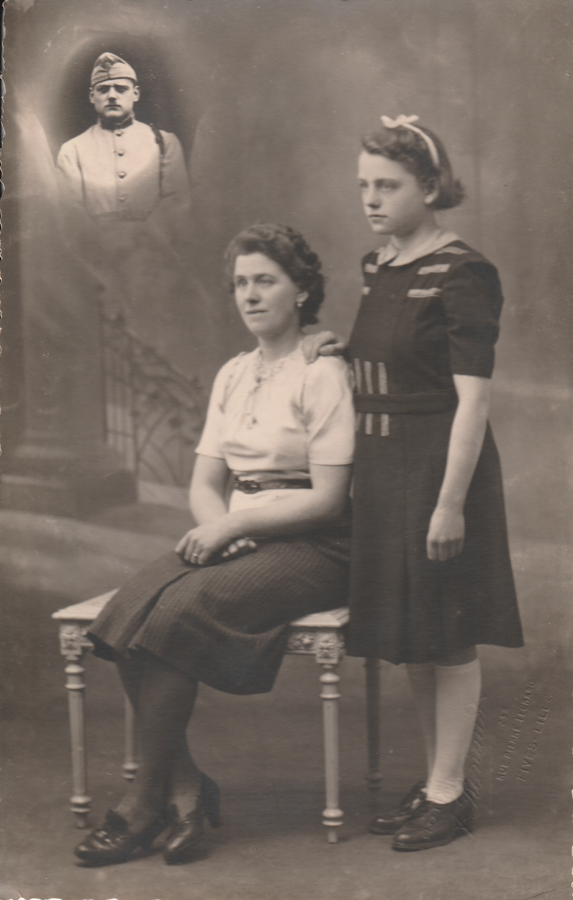 BAILLEUL Marcelle BONDEL M Louise   BAILLEUL Paul